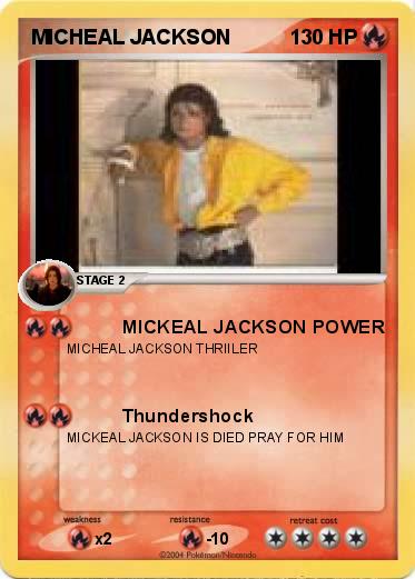 Pokemon MICHEAL JACKSON