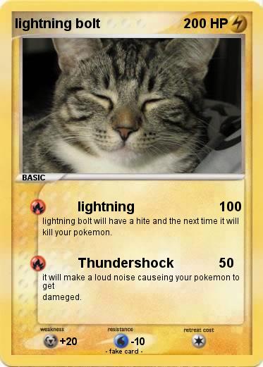 Pokemon lightning bolt