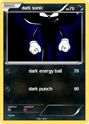 Pokemon dark sonic