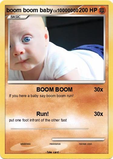 Pokemon boom boom baby