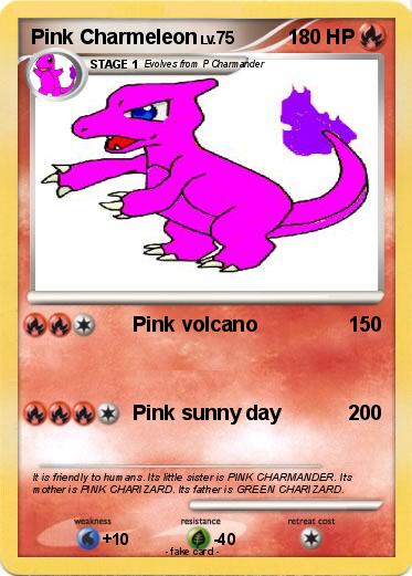 Pokemon Pink Charmeleon