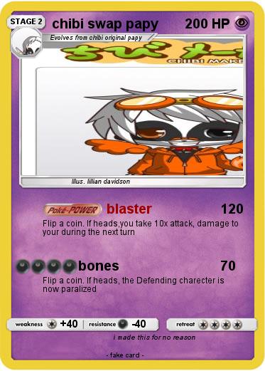 Pokemon chibi swap papy