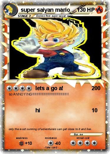 Pokemon super saiyan mario