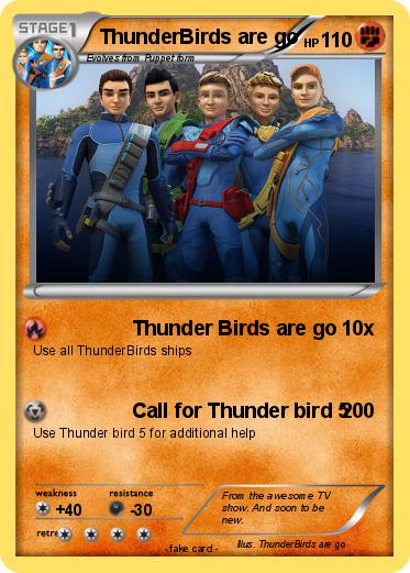Pokemon ThunderBirds are go