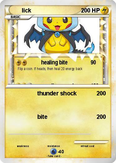 Pokemon lick