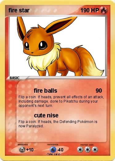 Pokemon fire star