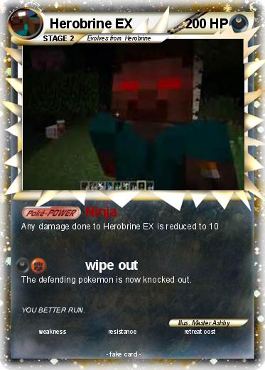 Pokemon Herobrine EX