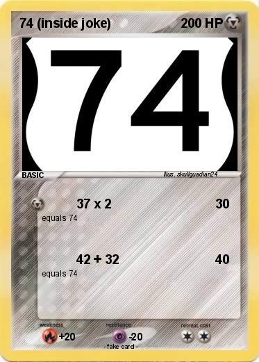 Pokemon 74 (inside joke)