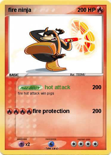 Pokemon fire ninja
