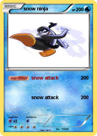 Pokemon snow ninja