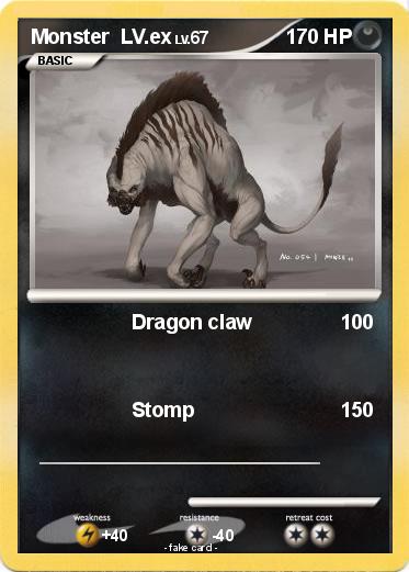 Pokemon Monster  LV.ex