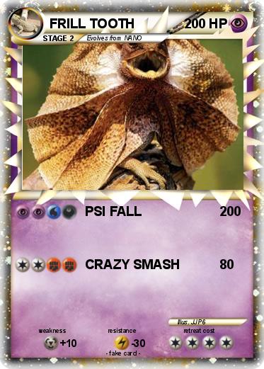 Pokemon FRILL TOOTH