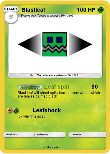 Pokemon Blastleaf