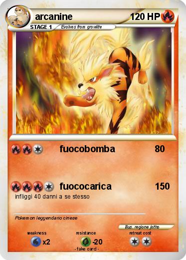 Pokemon arcanine