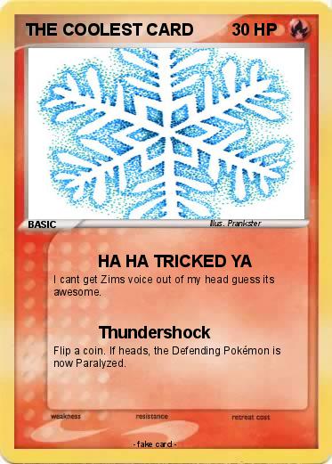 Pokemon THE COOLEST CARD