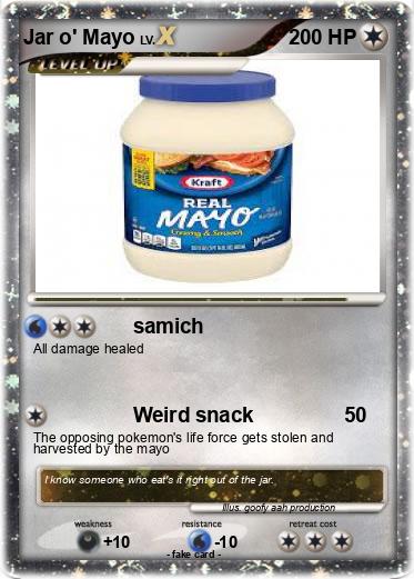 Pokemon Jar o' Mayo