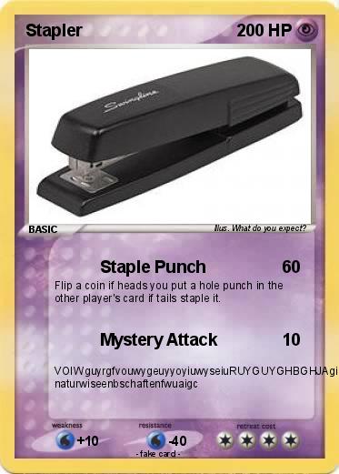 Pokemon Stapler