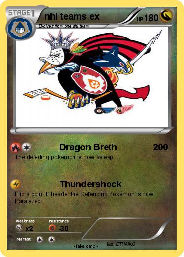 Pokemon nhl teams ex