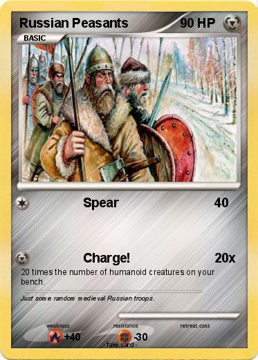 Pokemon Russian Peasants