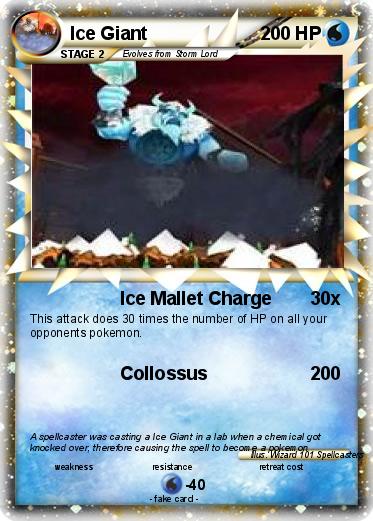 Pokemon Ice Giant