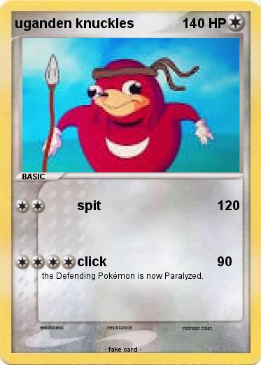 Pokemon uganden knuckles