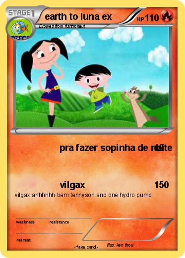 Pokemon earth to luna ex