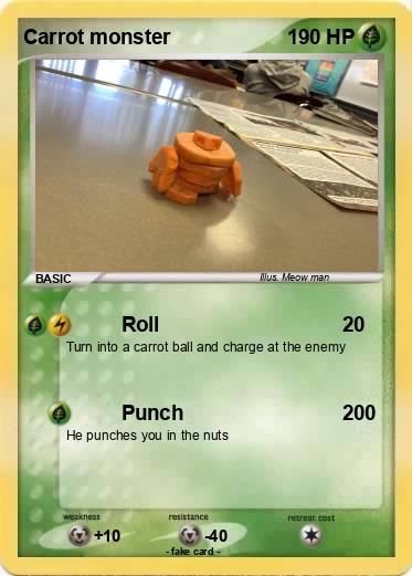 Pokemon Carrot monster
