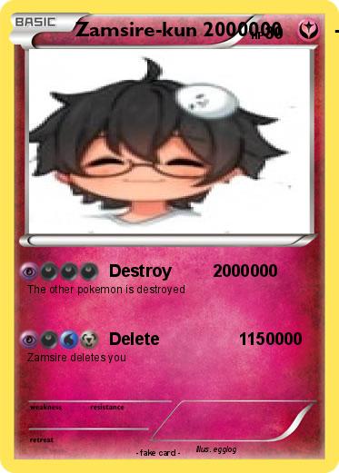Pokemon Zamsire-kun 2000000         ---