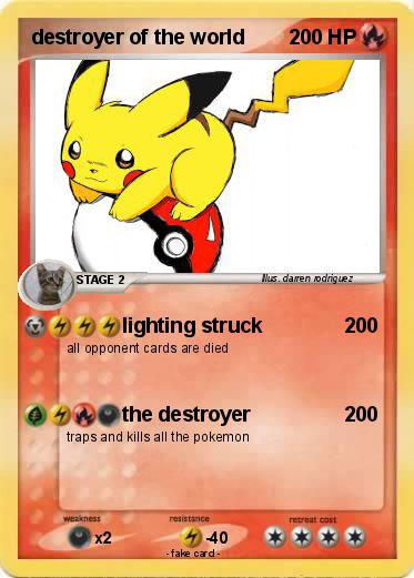 Pokemon destroyer of the world