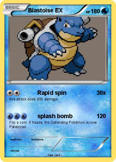 Pokemon Blastoise EX