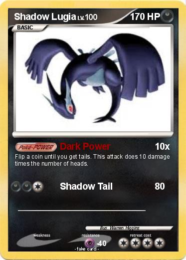 Pokemon Shadow Lugia