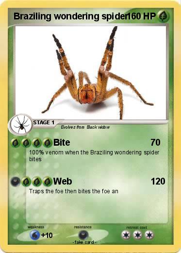 Pokemon Braziling wondering spider