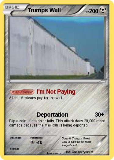 Pokemon Trumps Wall