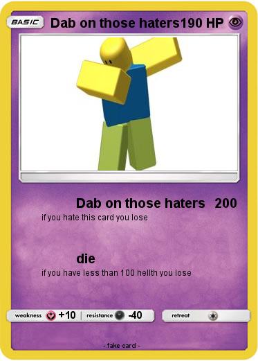 Pokemon Dab on those haters