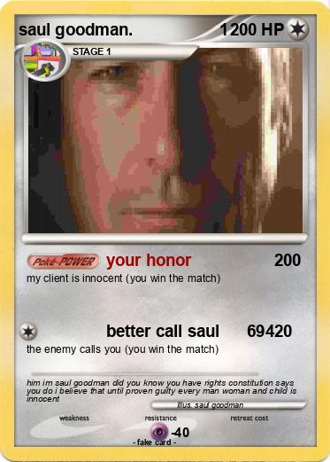 Pokemon saul goodman.                   1