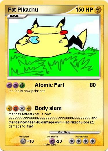 Pokemon Fat Pikachu
