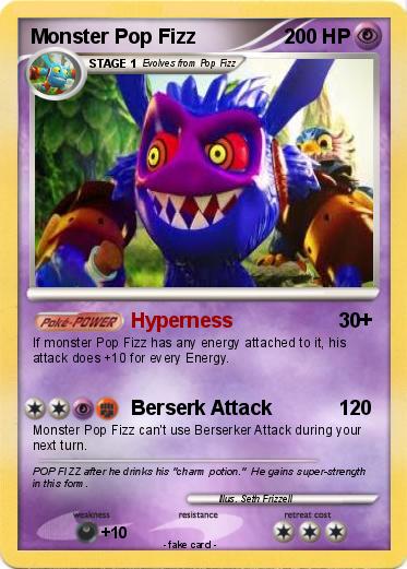 Pokemon Monster Pop Fizz