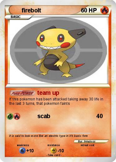 Pokemon firebolt
