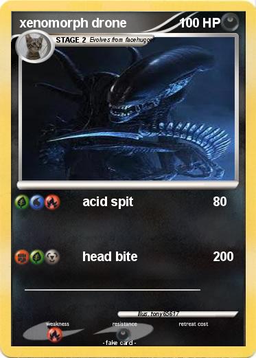 Pokemon xenomorph drone