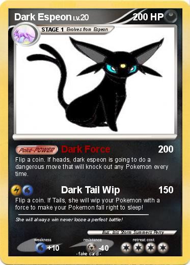 Pokemon Dark Espeon