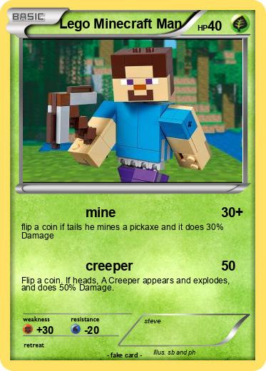 Pokemon Lego Minecraft Man