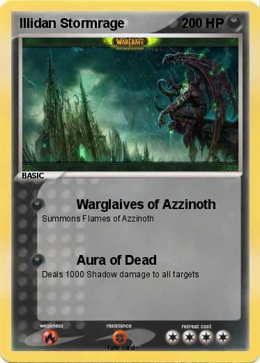 Pokemon Illidan Stormrage