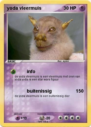 Pokemon yoda vleermuis