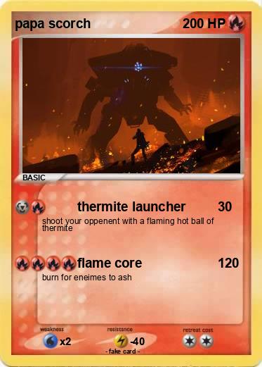Pokemon papa scorch