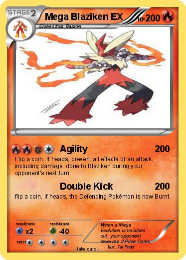 Pokemon Mega Blaziken EX