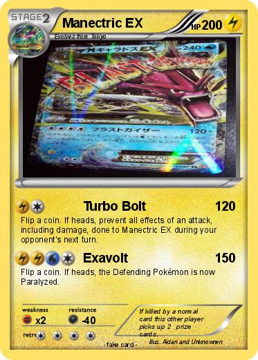 Pokemon Manectric EX