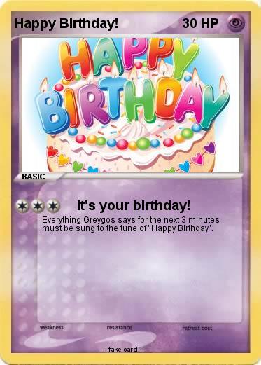 Pokemon Happy Birthday!
