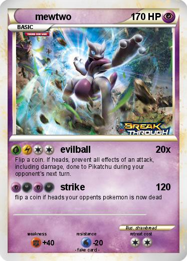 Pokemon mewtwo