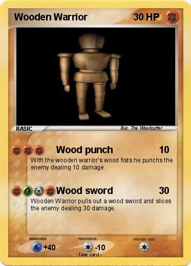 Pokemon Wooden Warrior