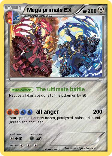 Pokemon Mega primals EX